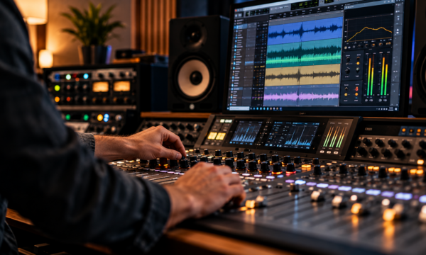Cinematic Music Studio Mixing Session Cinematic Music Studio Mixing Session